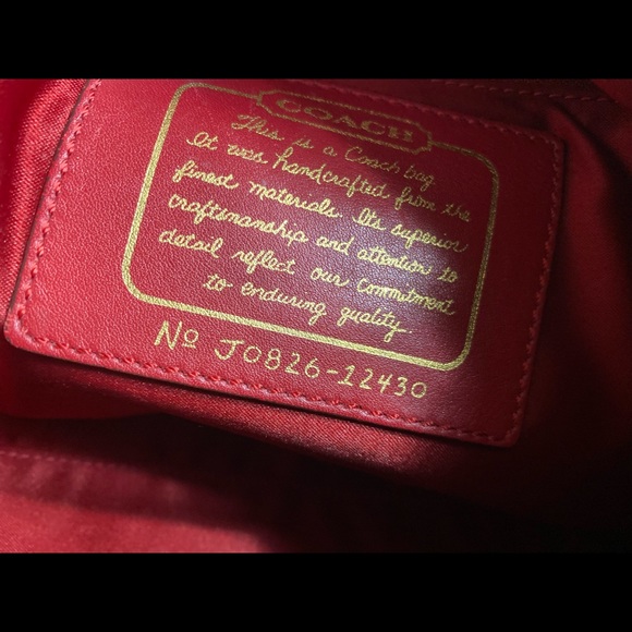 COACH Signature Bag with Matching Wallet - Picture 5 of 10